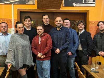 Unsere Mitglieder mit Thorsten Pfeil.