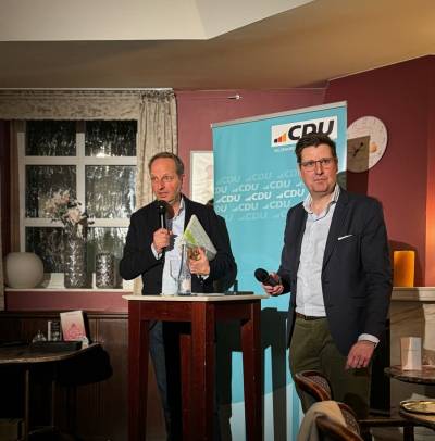 Nils Dobratz mit Thomas Heilmann